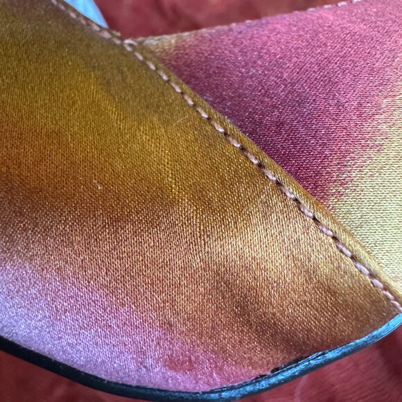 Vintage GUESS by Marciano Satin Rose Slingback Heels | Size 7M | NWOT - Picture 9 of 10